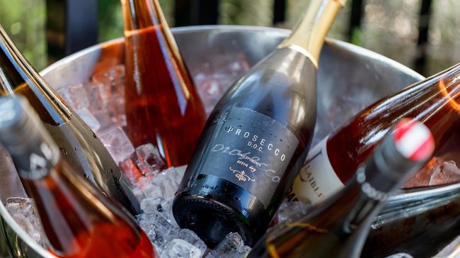 2B Events, Event buchen, Catering, Sprudel, Prosecco